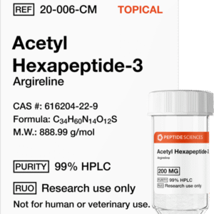 Acetyl Hexapeptide-3 (Argireline) 200mg (Topical)