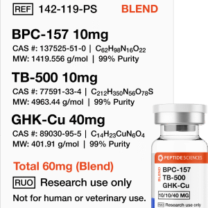 BPC-157, TB-500, GHK-Cu 60mg (Glow Blend)